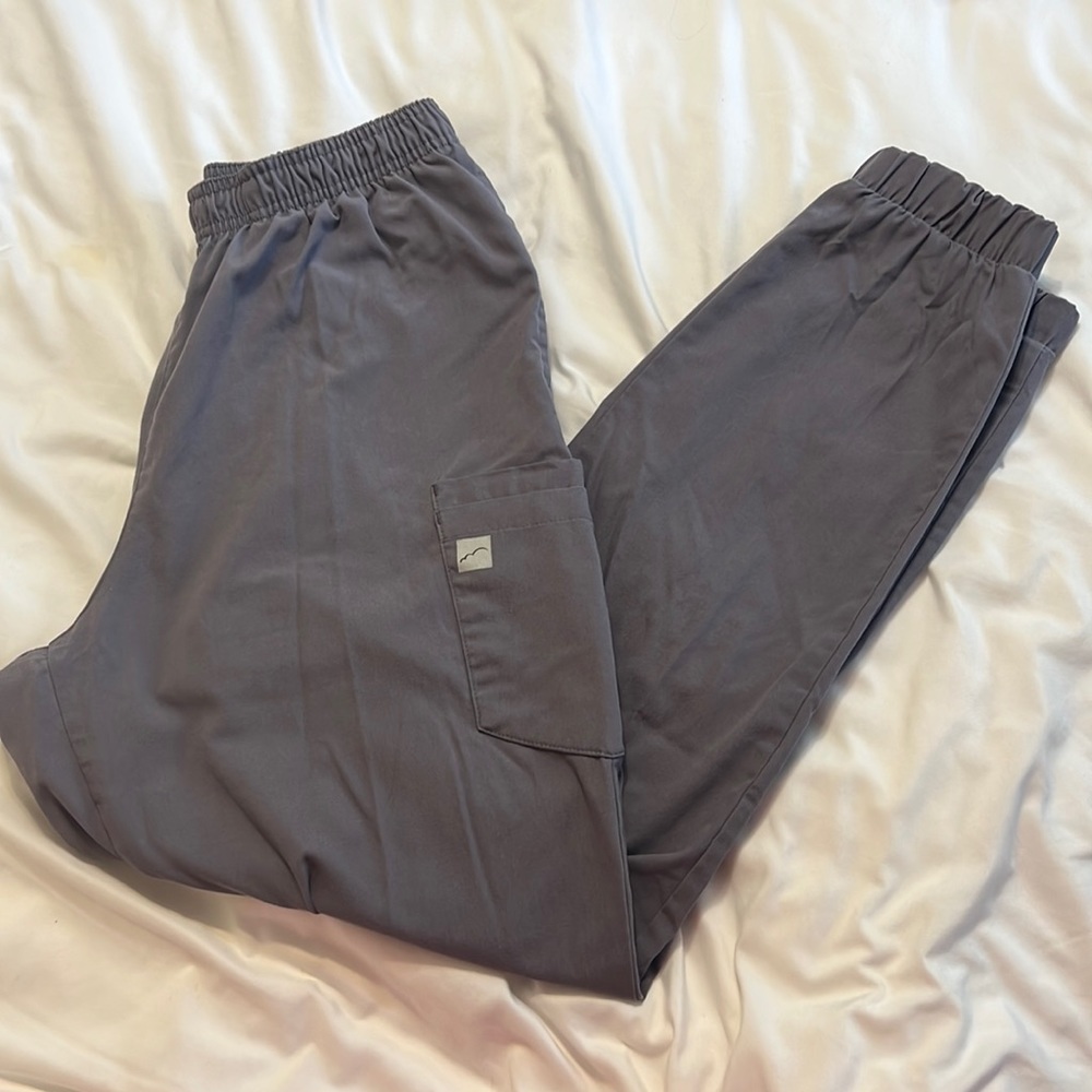 Gray Scrub Joggers